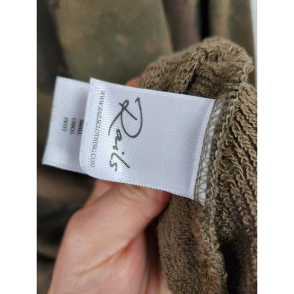 RAILS Green Pullover Drop Shoulder Reeves Knox Camo Sweatshirt Size Small - Picture 6 of 9